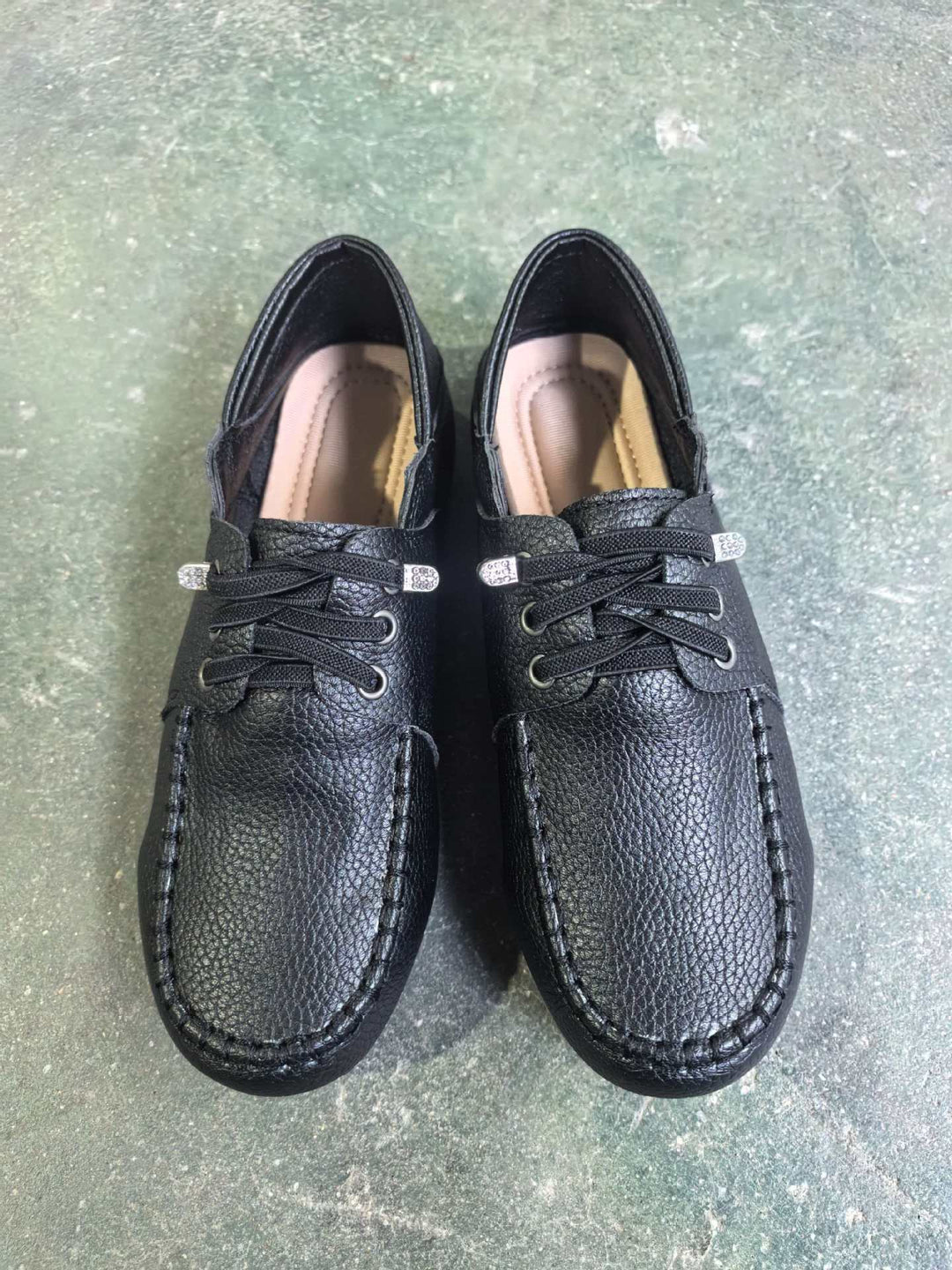 Men's classic moccasin slippers with elastic lacing and anatomical comfort footbed Mune Fashion