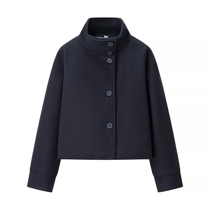 Mune | Women's elegant short jacket with stand-up collar and stylish button details