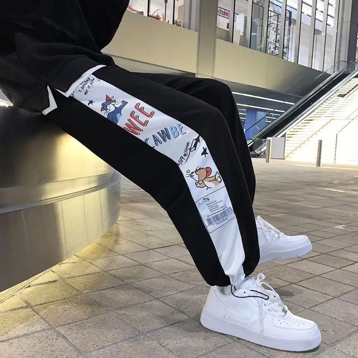 Women's Stylish Jogging Pants with Creative Graphic Print Mune Fashion