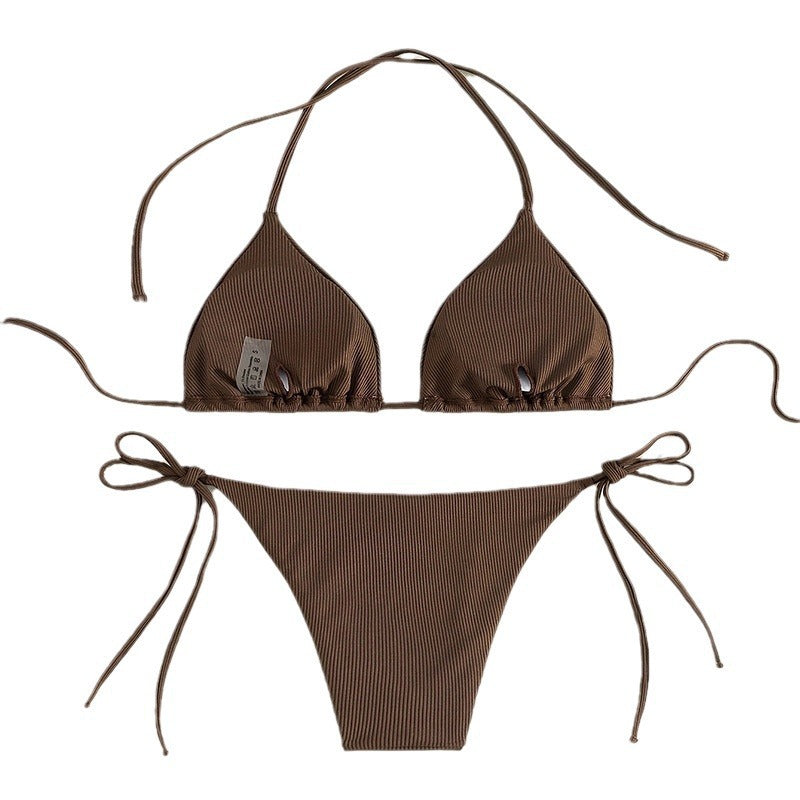 Women triangle bikini with adjustable straps Mune Fashion