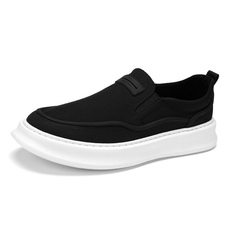 Women's Comfortable Slip-On Sneakers with Elastic Upper Material and Soft Cushioning Mune Fashion