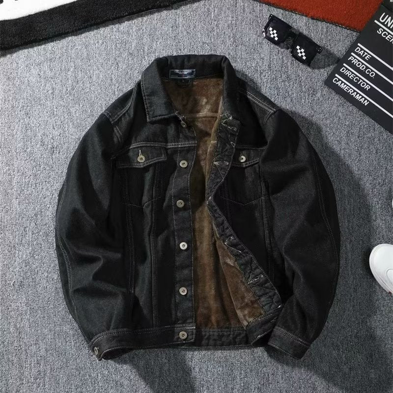 Men's Denim Jacket with Lining Mune Fashion