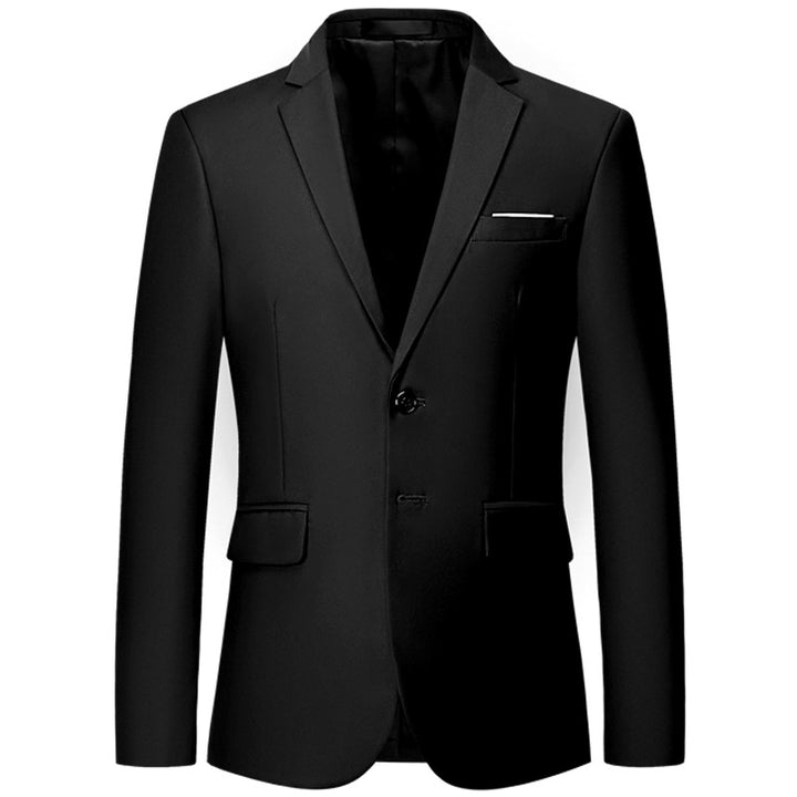 Men's slim-fit blazer with narrow silhouette, stretch content, and flap pockets Mune Fashion