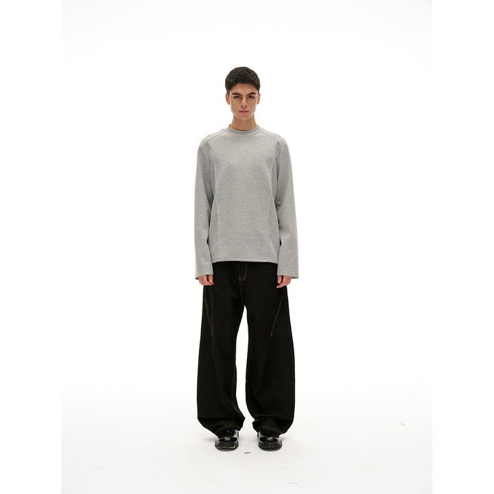 Unisex Oversized Sweatshirt with raglan sleeves and minimalist dividing seams Mune Fashion