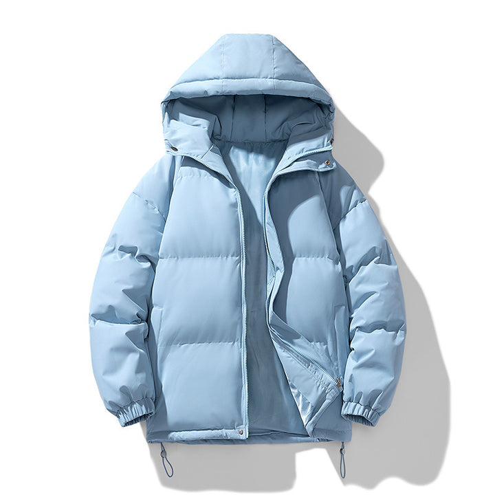 Unisex Padded Hooded Quilted Jacket with Thermal Insulation and Adjustable Hem Mune Fashion