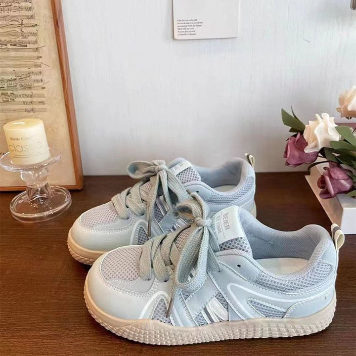 Women's Sporty Sneakers with Breathable Mesh Upper and Non-Slip Sole Mune Fashion