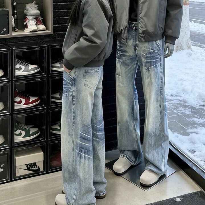 Women Loose-Fit Denim Pants Mune Fashion