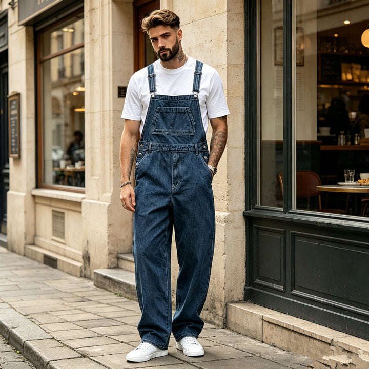 Men's Casual Jeans Overalls Mune Fashion