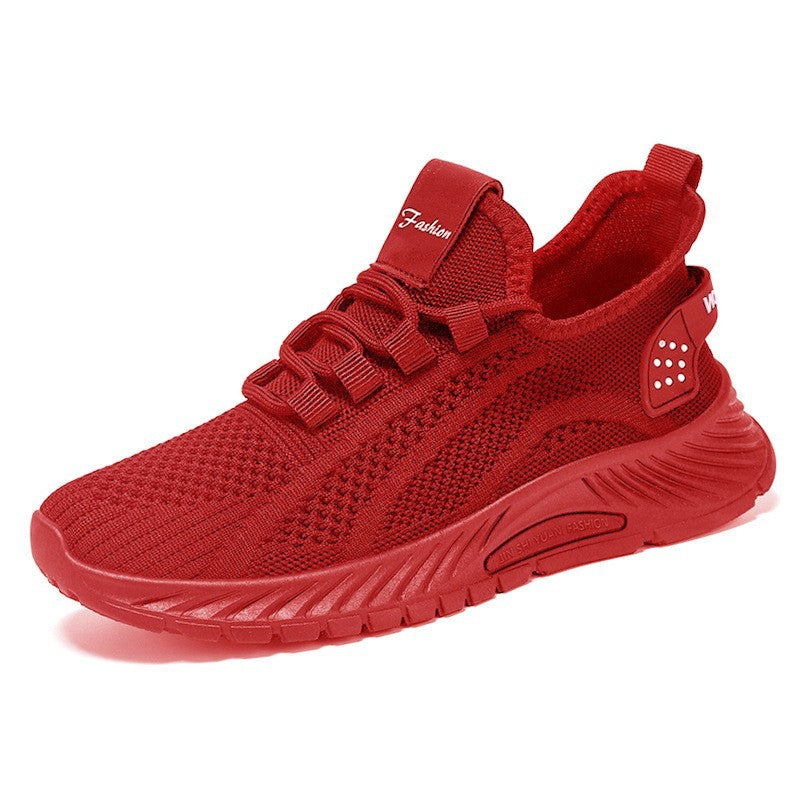 Unisex nan lightweight knitted sports sneakers with memory foam and slip-resistant profile sole Mune Fashion
