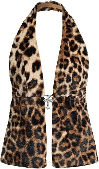 Women's multi-piece luxurious faux fur set with vest, hat, mini skirt, bag and cuffs Mune Fashion