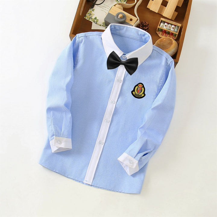 Women's elegant shirt with contrasting cuffs Mune Fashion