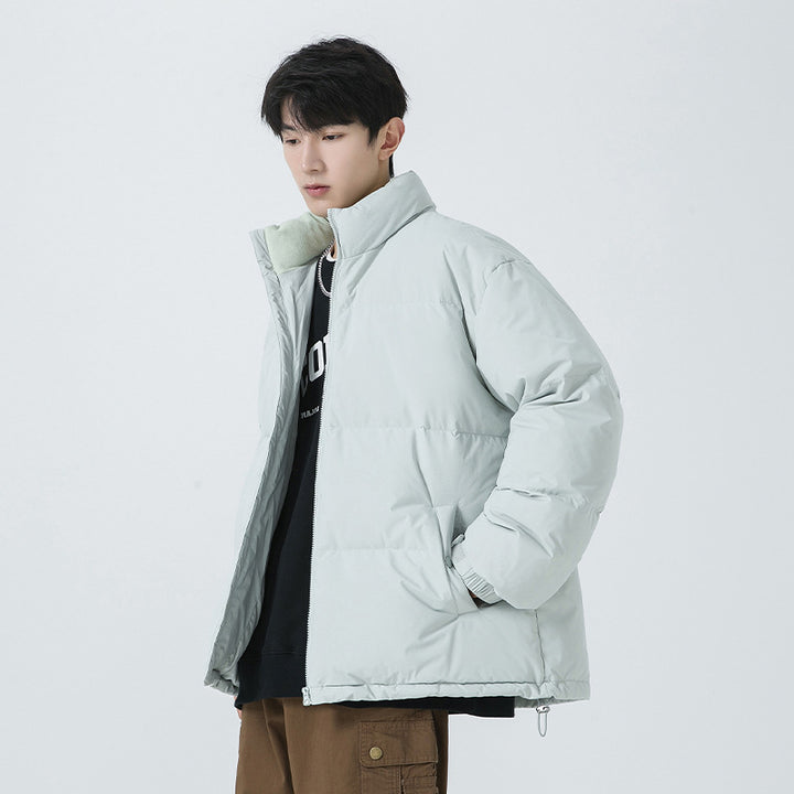 Damen Wattierte Steppjacke mit hohem Kragen und Teddyfutter Mune Fashion
