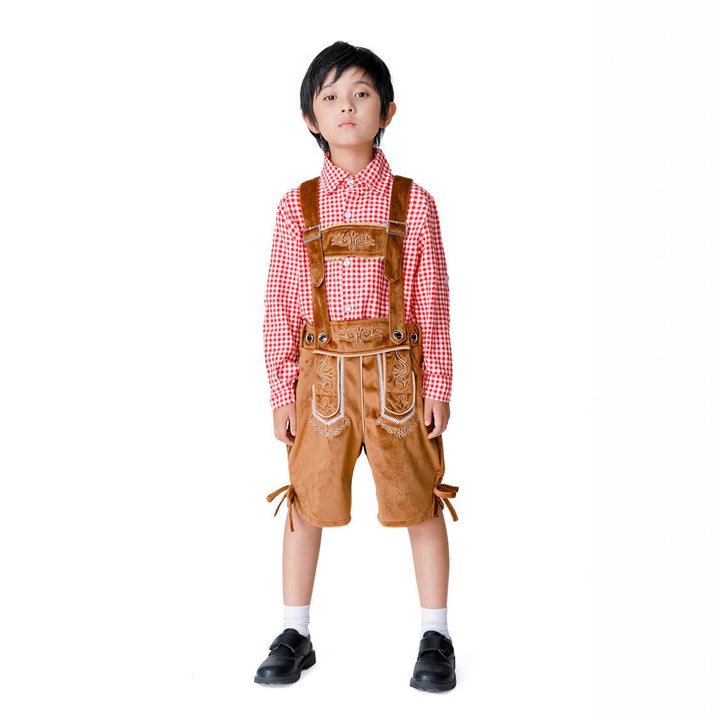Boys' traditional shorts with elegant embroidery Mune Fashion