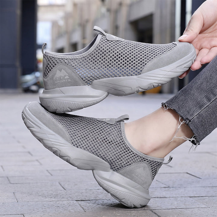 Unisex Breathable Mesh Slippers with Cushioned Profile Sole Mune Fashion