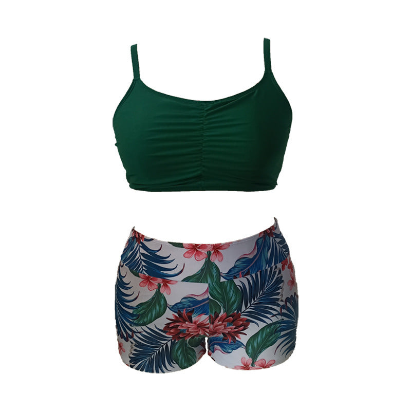 Women's bikini set with floral design and adjustable straps Mune Fashion