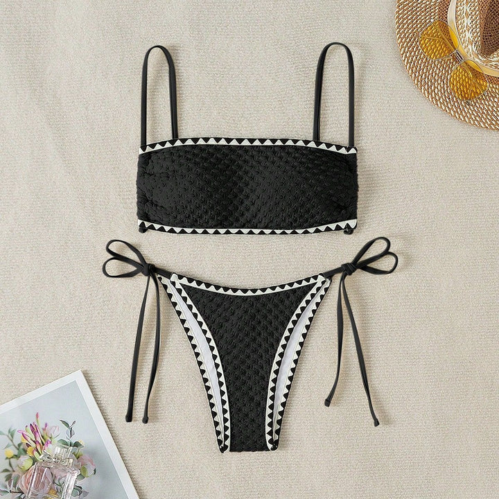 Women's Ribbed Bandeau Bikini Top Mune Fashion