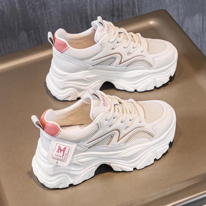 Women Sporty Sneakers with Air Cushion Technology and Breathable Mesh Surface Mune Fashion