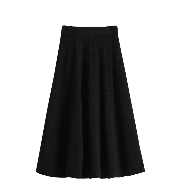 Ladies Elegant, Swirly Knit Skirt Mune Fashion