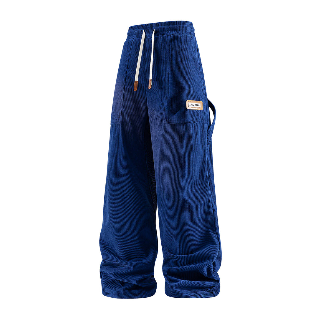Women's Loose Casual Pants with Drawstring Mune Fashion