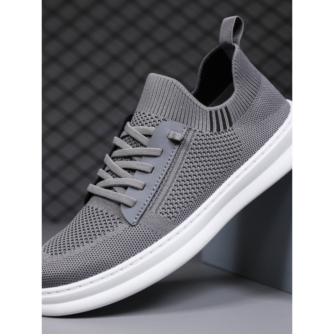 Men's Breathable Sneakers with Elastic Lacing System Mune Fashion