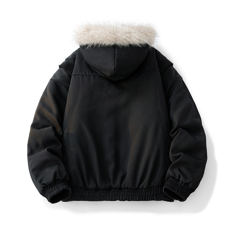 Men's Stylish Camouflage Winter Jacket with Removable Hood Mune Fashion