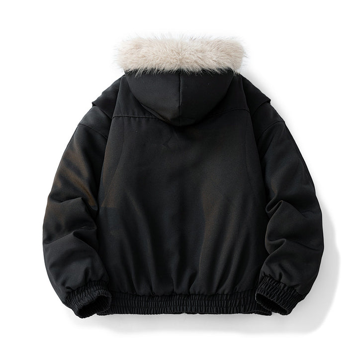Men's Stylish Camouflage Winter Jacket with Removable Hood Mune Fashion