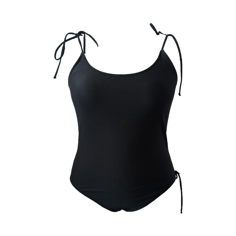 Women one-piece swimsuit with tropical leaf design and adjustable straps Mune Fashion