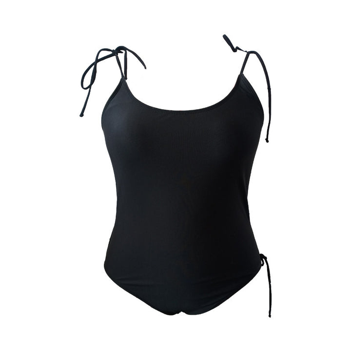 Women one-piece swimsuit with tropical leaf design and adjustable straps Mune Fashion