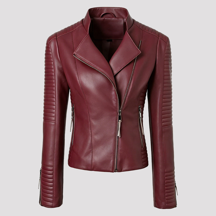 Women's Biker Jacket Mune Fashion