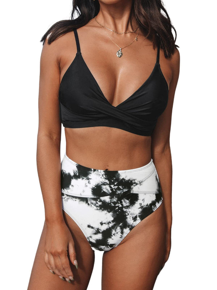 Women High-Waisted Wrap Bikini Set Mune Fashion