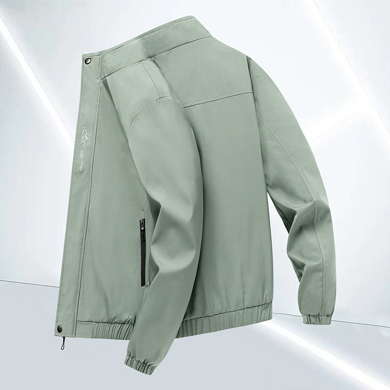 Men's lightweight urban softshell jacket with windproof membrane and concealed zipper Mune Fashion