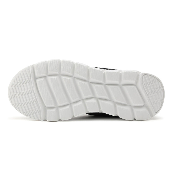Ladies nan net sneakers with floral cutout pattern, flexible segment sole and cushioned heel collar Mune Fashion