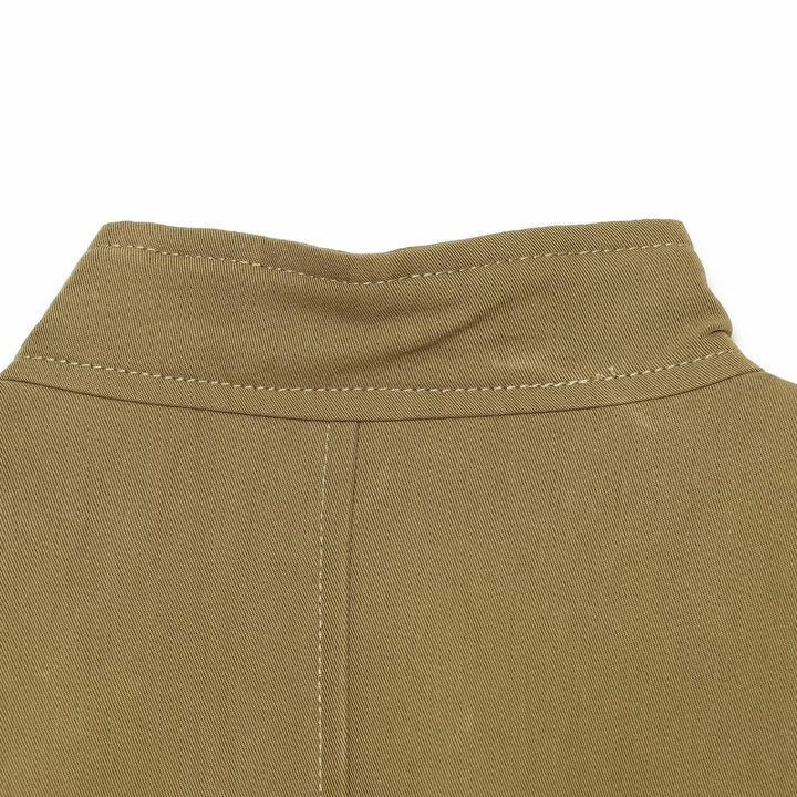 Women's tailored cropped jacket with stand-up collar and princess seams Mune Fashion