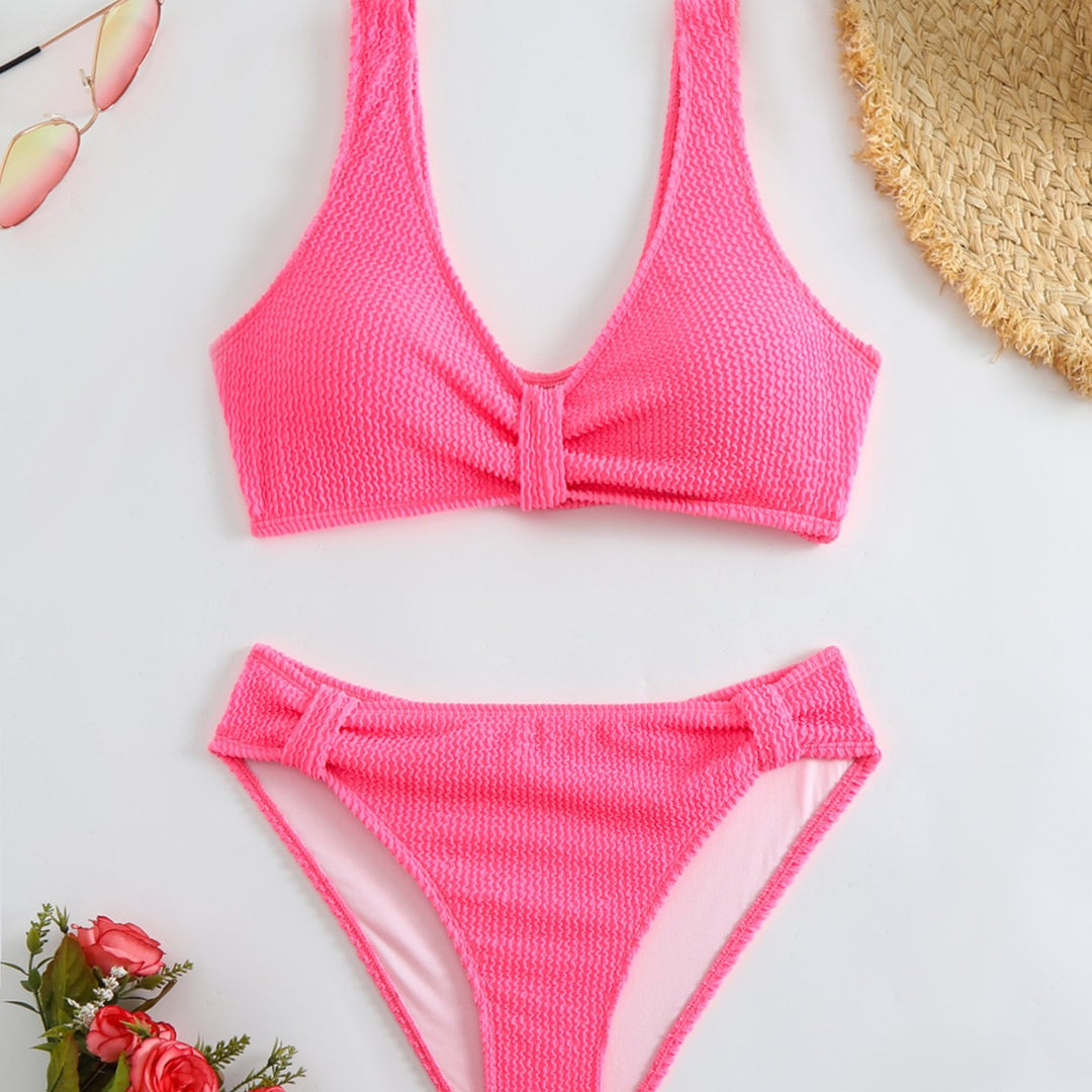Women's structured bikini with offset band Mune Fashion