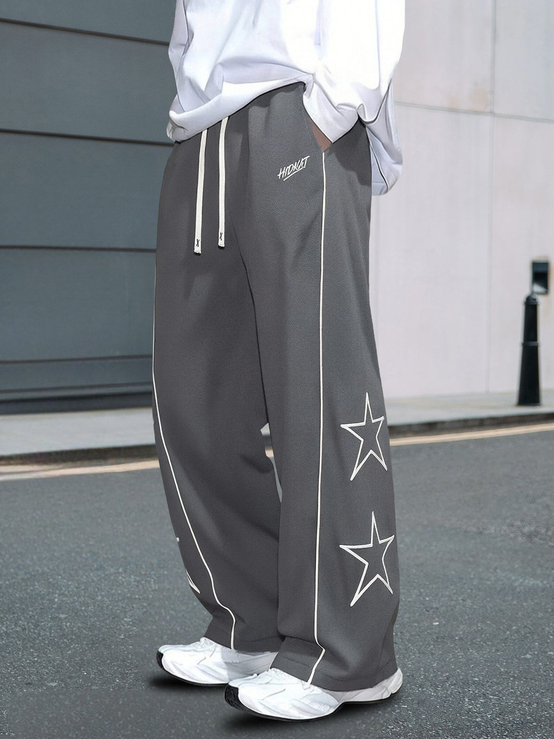 Men's sporty leisure pants with side pockets Mune Fashion