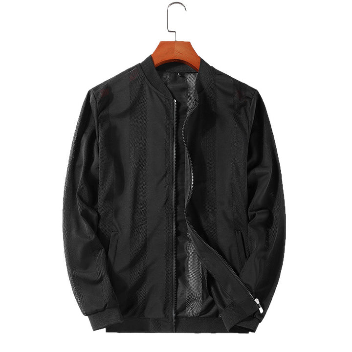 Men's Stylish Sports Jacket with Mesh Inserts Mune Fashion