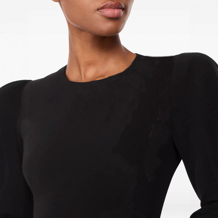 Women's Slim Evening Dress with Cape Sleeves and Tailored Cut Mune Fashion