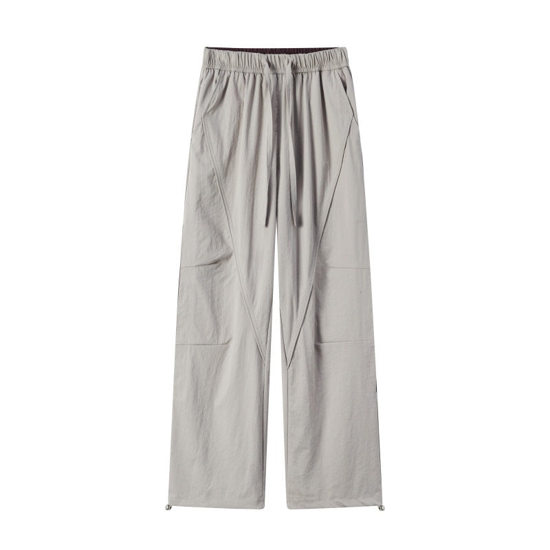 Women Comfortable Cargo Pants with Elastic Waistband Mune Fashion