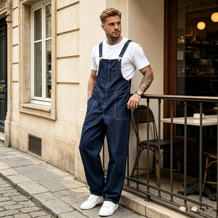 Men's Fashion Denim Overalls Mune Fashion