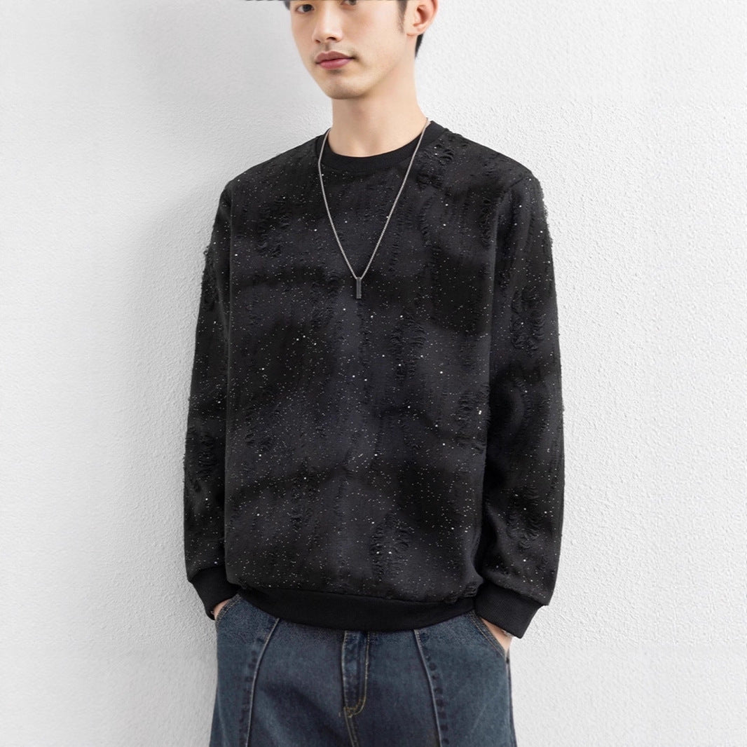 Men's Urban Sweatshirt with Sparkling Design Mune Fashion