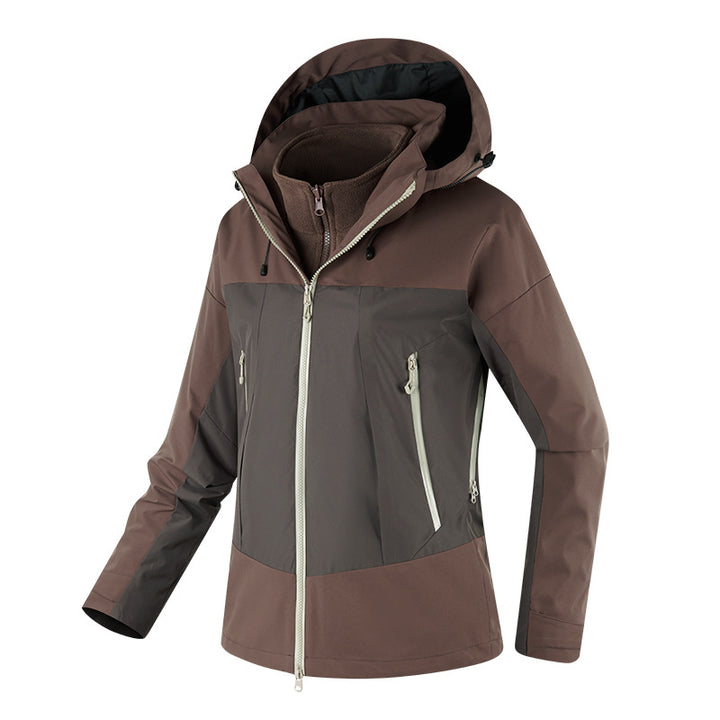 Ladies Multi-comfort softshell jacket with removable fleece lining and adjustable hood Mune Fashion