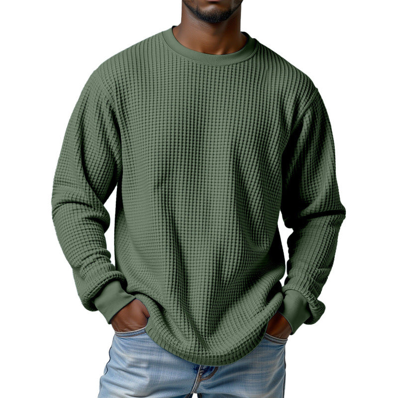 Men's Urban Pullover with Waffle Structure Mune Fashion