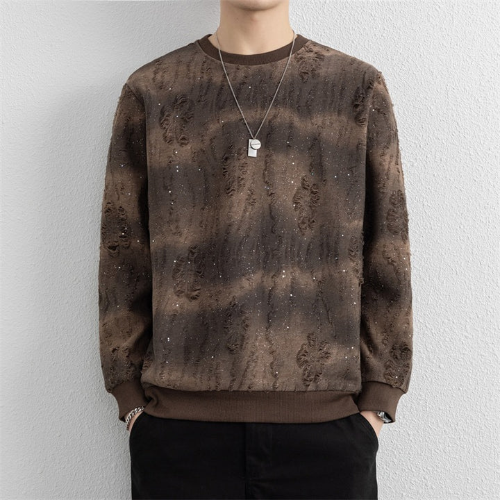 Men's Urban Sweatshirt with Sparkling Design Mune Fashion