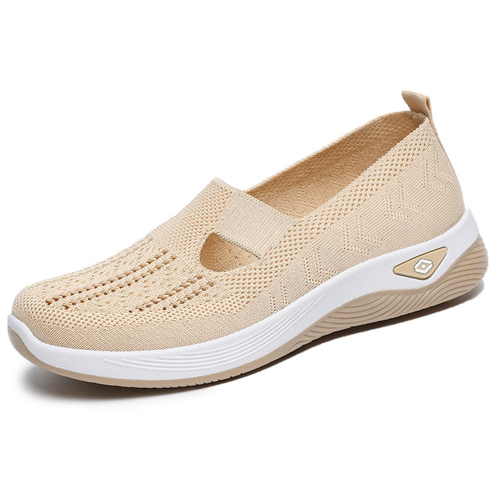 Ladies lightweight knitted slippers with orthopedic comfort sole Mune Fashion
