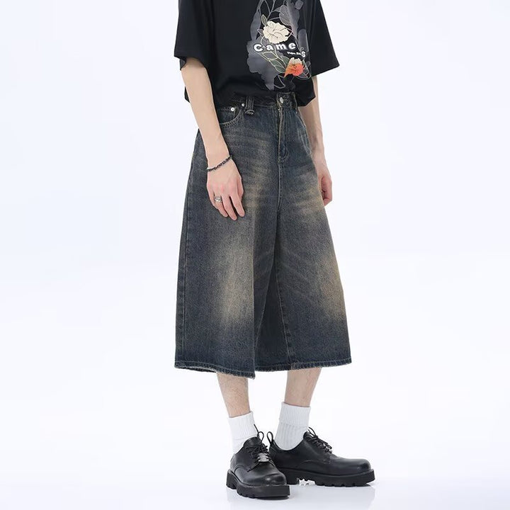 Unisex Fashion Wide Jeans Mune Fashion