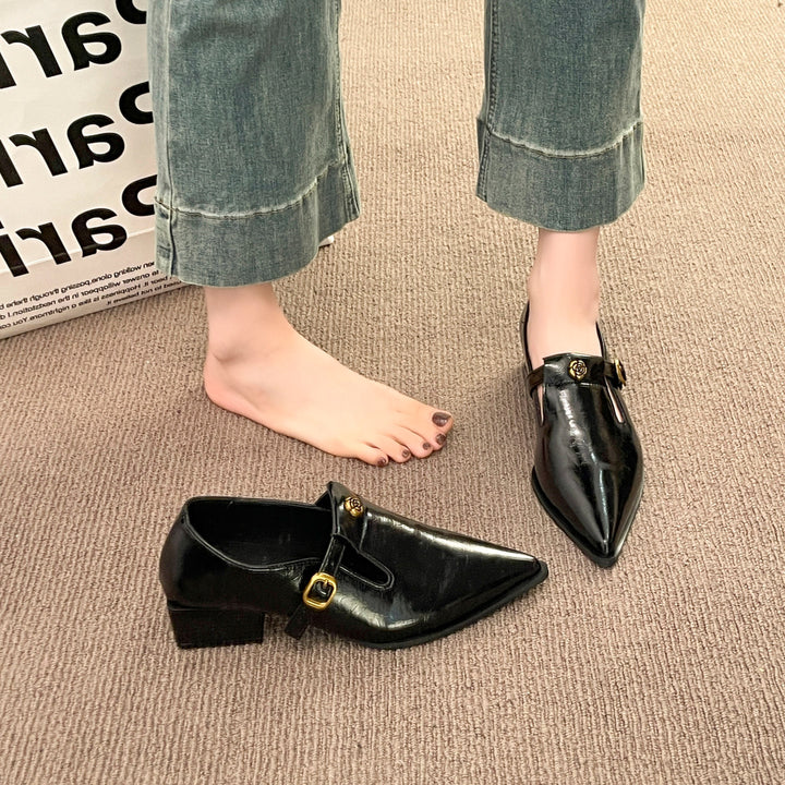 Women Elegant Slingback Loafers Mune Fashion