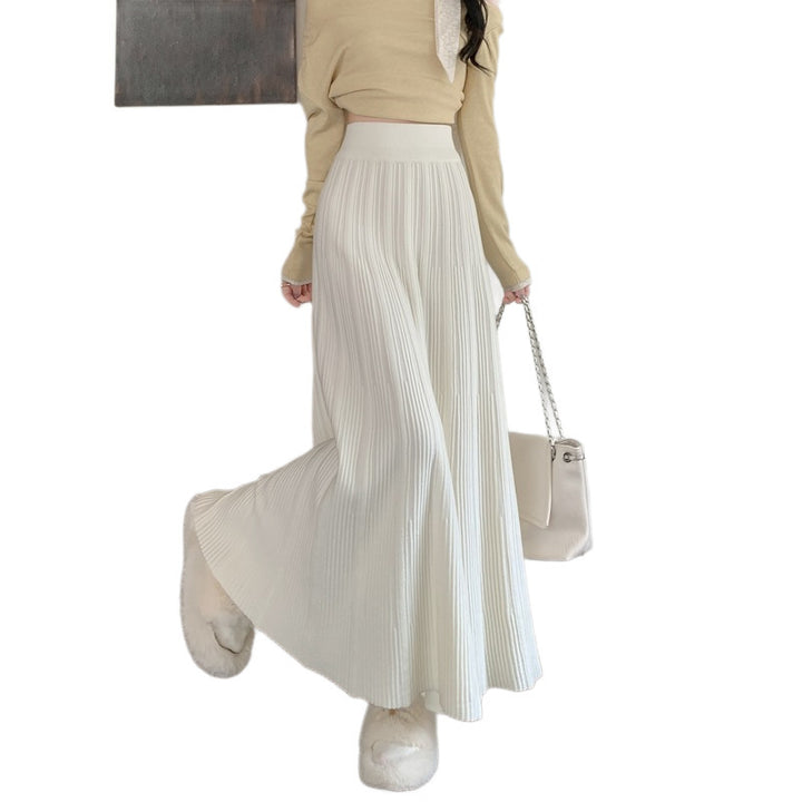 Ladies Elegant, pleated Maxi Skirt Mune Fashion 1787632207
