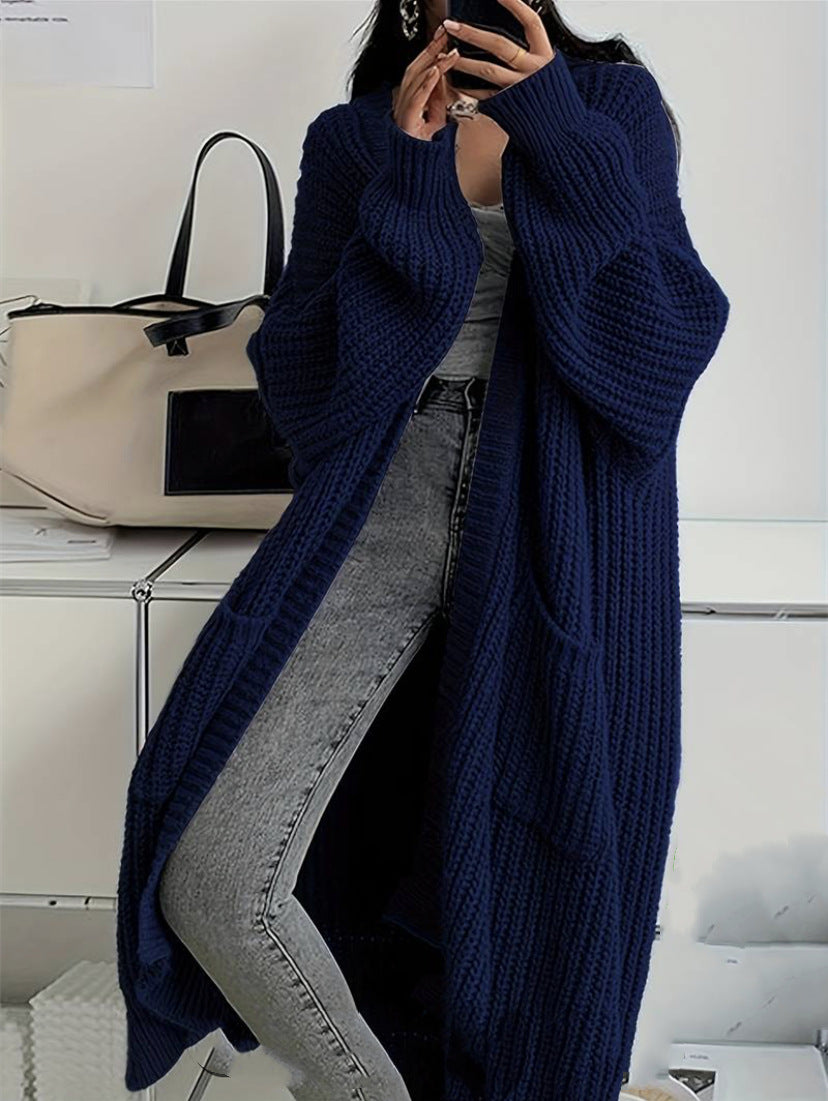 Women's Oversized Knitted Coat Mune