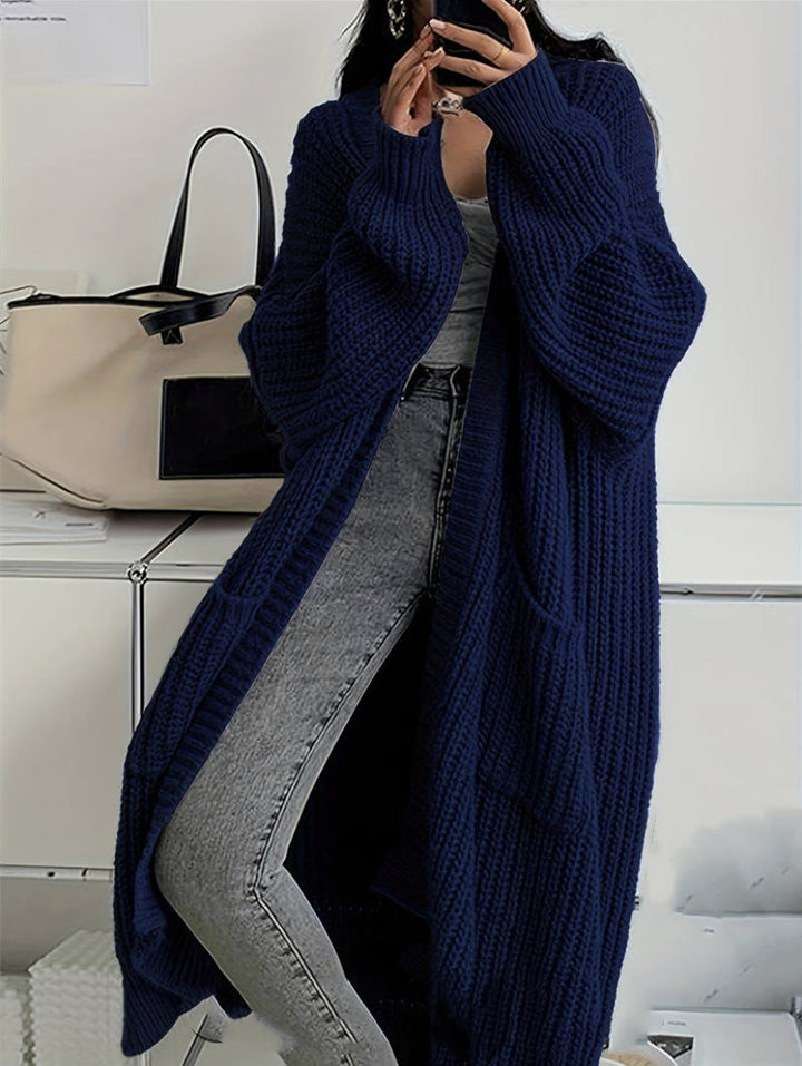 Women's Oversized Knitted Coat Mune
