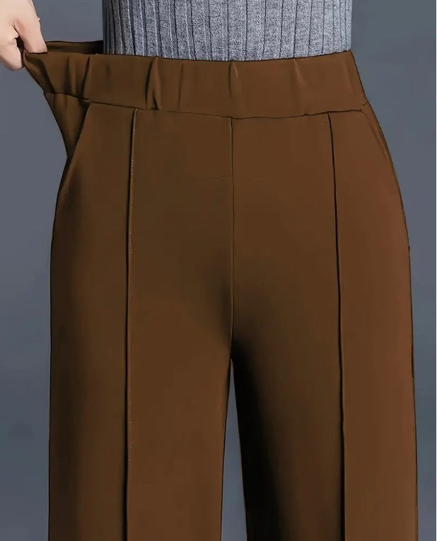 Ladies Elegant High-Waisted Dress Pants Mune Fashion